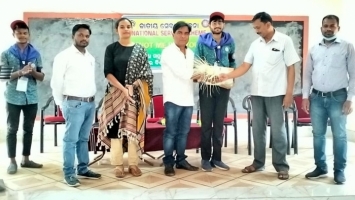 Felicitation to NSS VOLUNTEERS who participated in NI camp at HYDERABAD