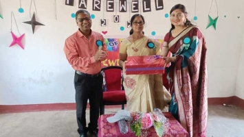 Farewell to +3 final year students,a token of LOVE presented by Out going students to the DEPT. OF  PHILOSOPHY.