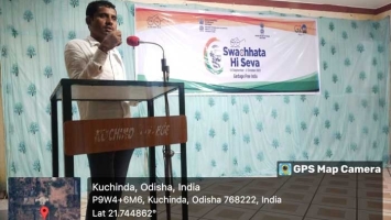 Cultural program was  organised by NAC, Kuchinda in Kuchinda College, Kuchinda  in view of Gandhi Jayanti,2023.